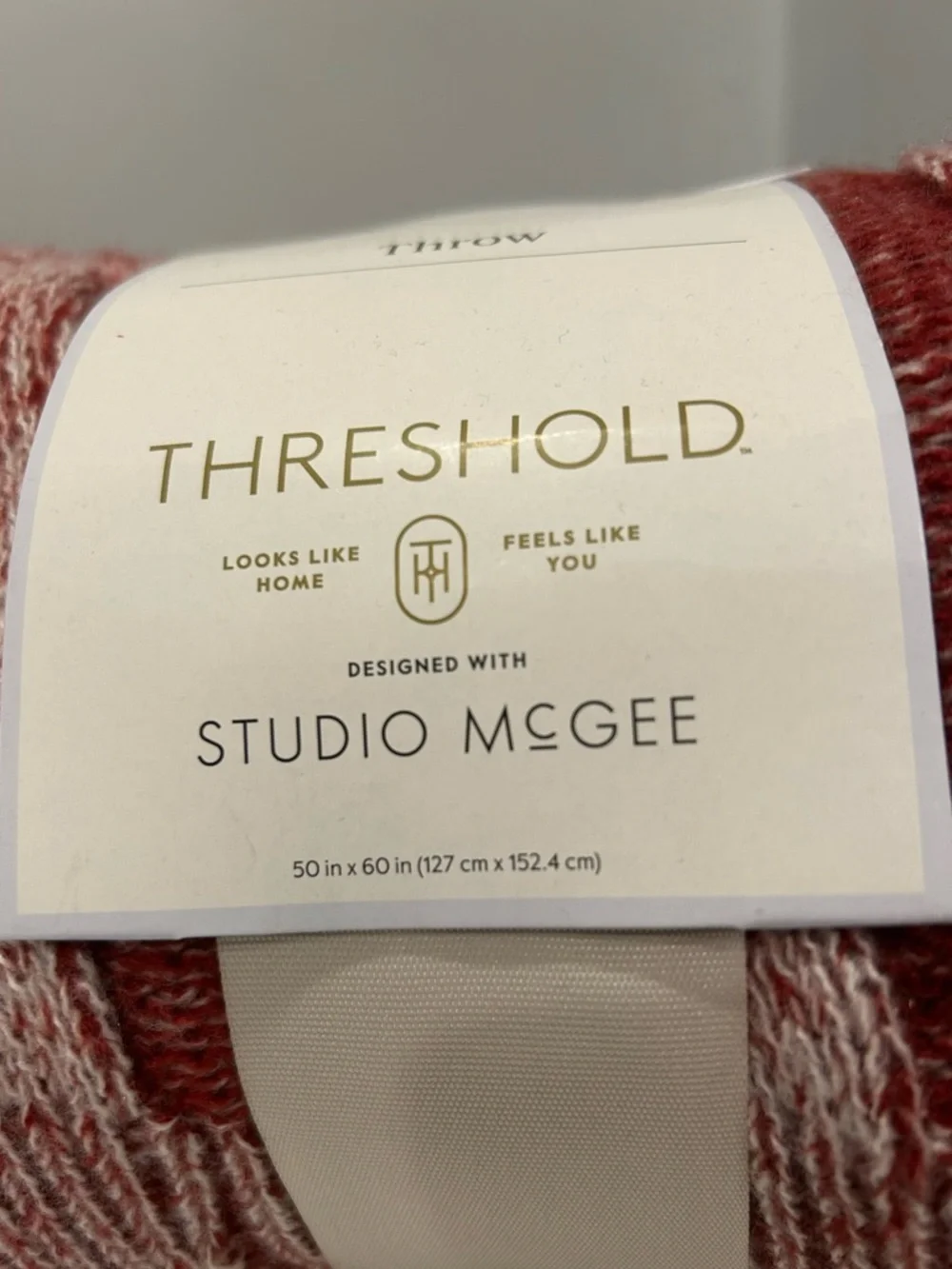 50”x60” Twisted Cable Throw Blanket